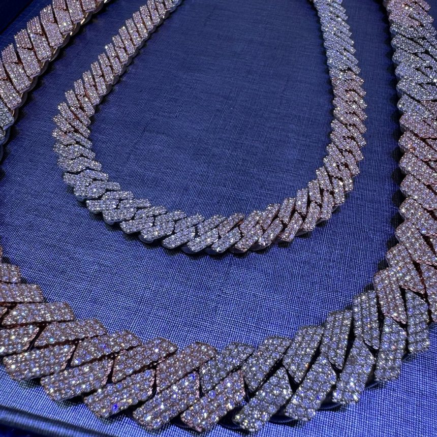 Diamond Cuban link necklace